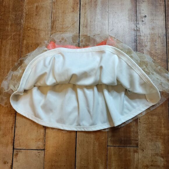 Disney 2T tutu skirt tan neutral Moana lined summer dress up boho - Picture 3 of 6